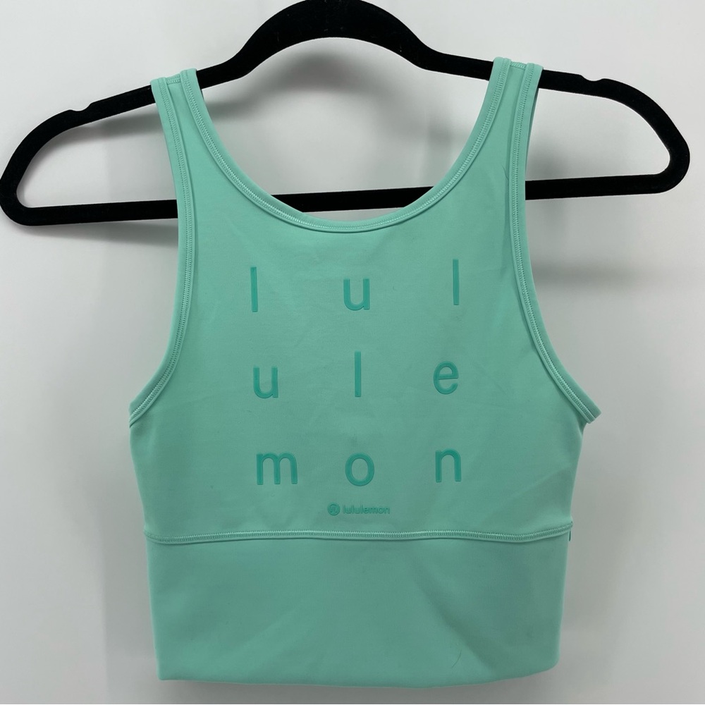 Lululemon Power Pivot Everlux Tank Top Wild Mint S
